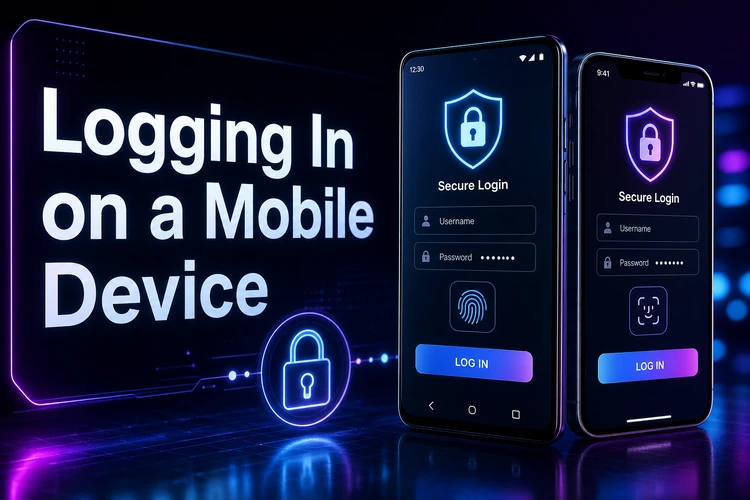 Logging In on a Mobile Device